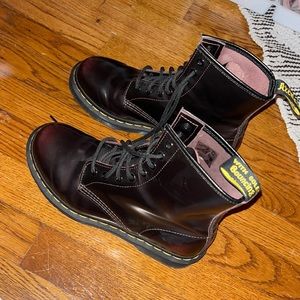 Dr. Marten’s patent leather boots